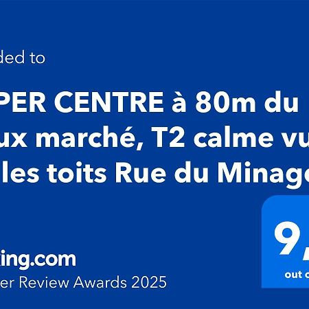 Hyper Centre A 80M Du Vieux Marche, T2 Calme Vue Sur Les Toits Rue Du Minage Apartamento La Rochelle  Exterior foto