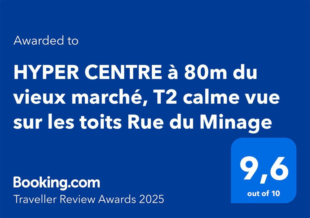 Hyper Centre A 80M Du Vieux Marche, T2 Calme Vue Sur Les Toits Rue Du Minage Apartamento La Rochelle  Exterior foto